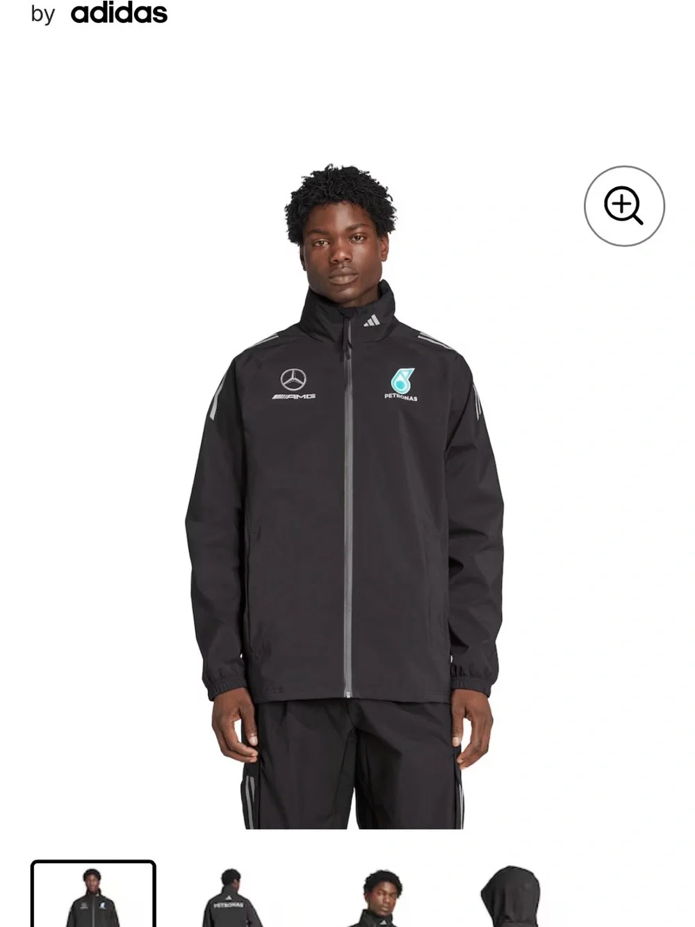 Adidas/Mercedez Black Rain Jacket